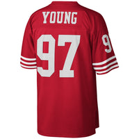 San Francisco 49ers Bryant Young Scarlet jersey – view 4