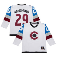 Colorado Avalanche Nathan MacKinnon White jersey – view 1