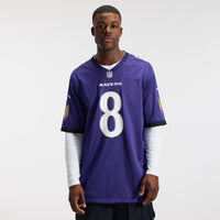 Baltimore Ravens Lamar Jackson Purple jersey – view 3