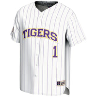 LSU Tigers Lightweight Baseball White jersey – view 3