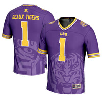 LSU Tigers Icon Print Purple jersey – view 1