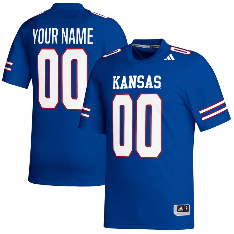 Kansas Jayhawks adidas Royal jersey – view 1