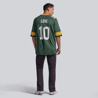 Green Bay Packers Jordan Love Green jersey – view 6