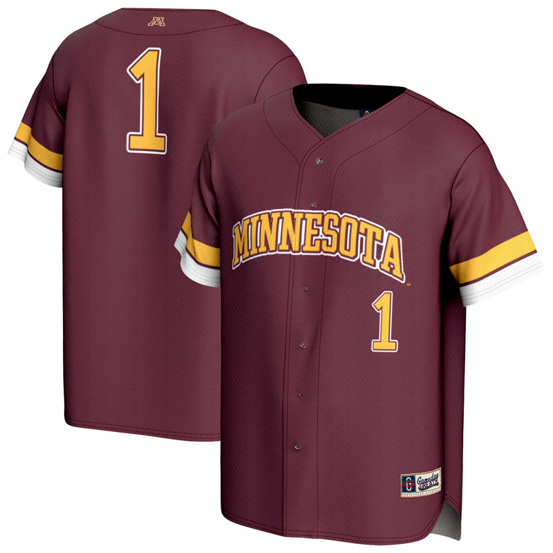 Minnesota Golden Gophers Lightweight Maroon jersey – view 1