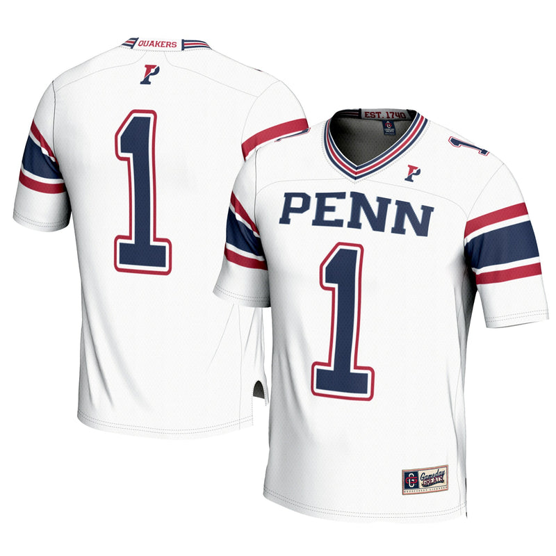 Pennsylvania Quakers White jersey – view 1