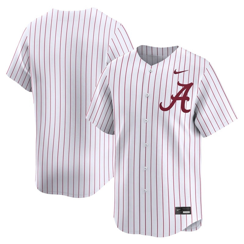 Nike White Alabama Crimson Tide Baseball Limited Jersey – view 1