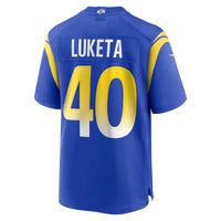Los Angeles Rams Jesse Luketa Royal jersey – view 4