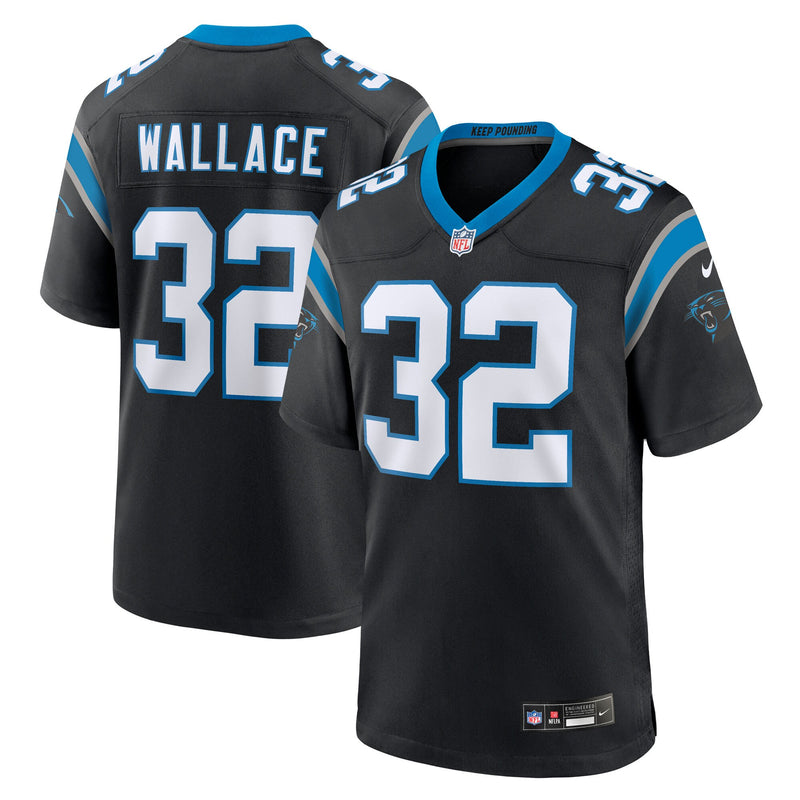 Carolina Panthers Trevin Wallace Black jersey – view 1