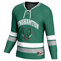 Binghamton Bearcats Spirit Hockey Green jersey – view 3