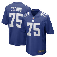 New York Giants Joshua Ezeudu Royal jersey – view 2