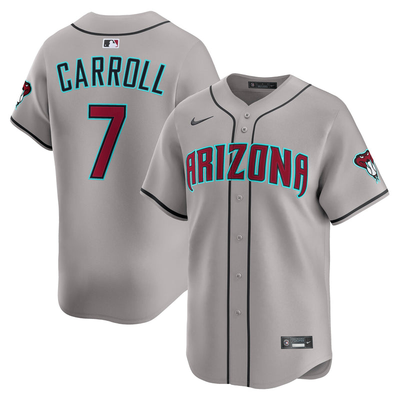 Arizona Diamondbacks Corbin Carroll Gray jersey – view 1