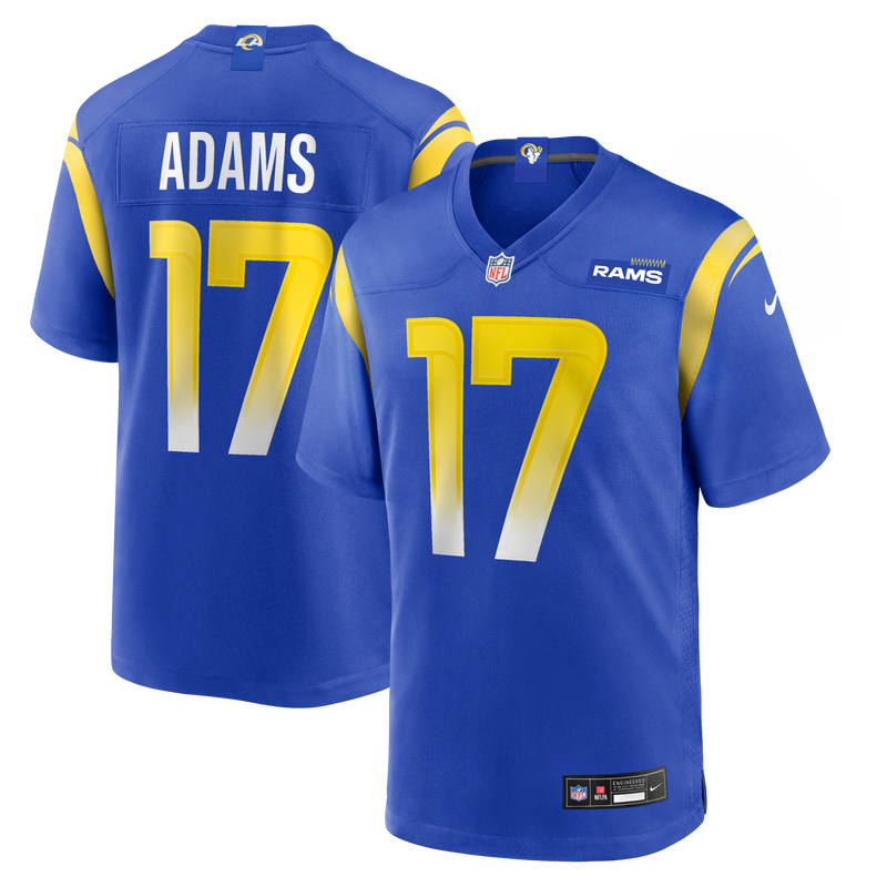 Los Angeles Rams Davante Adams Royal jersey – view 1