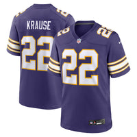 Minnesota Vikings Paul Krause Purple jersey – view 1