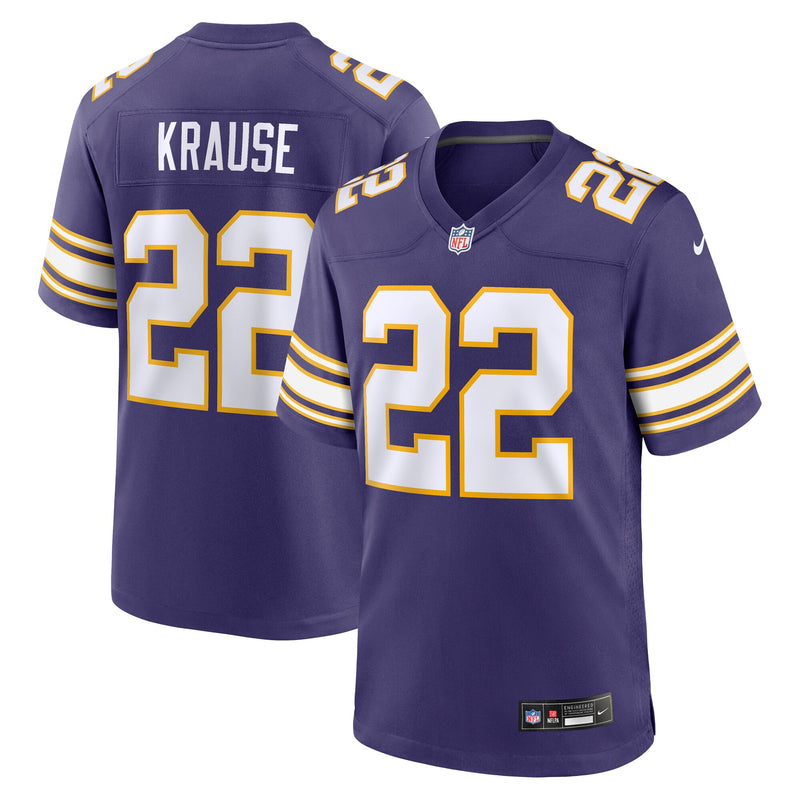 Minnesota Vikings Paul Krause Purple jersey – view 1