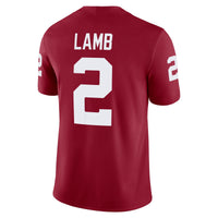 Jordan Brand CeeDee Lamb Crimson Oklahoma Sooners Alumni Player Game Jersey – view 4