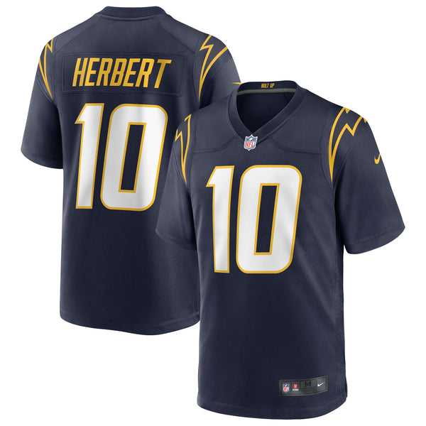 Los Angeles Chargers Justin Herbert Nike Navy Alternate Game Jersey