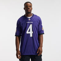 Baltimore Ravens Zay Flowers Purple jersey – view 3