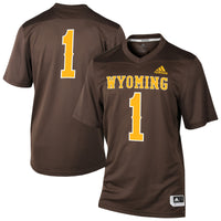 adidas Brown Wyoming Cowboys jersey – view 1