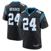 Carolina Panthers Jonathon Brooks Black jersey – view 2