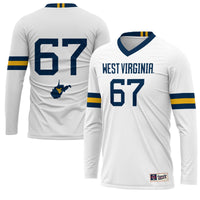 West Virginia Mountaineers Lightweight White jersey – view 2