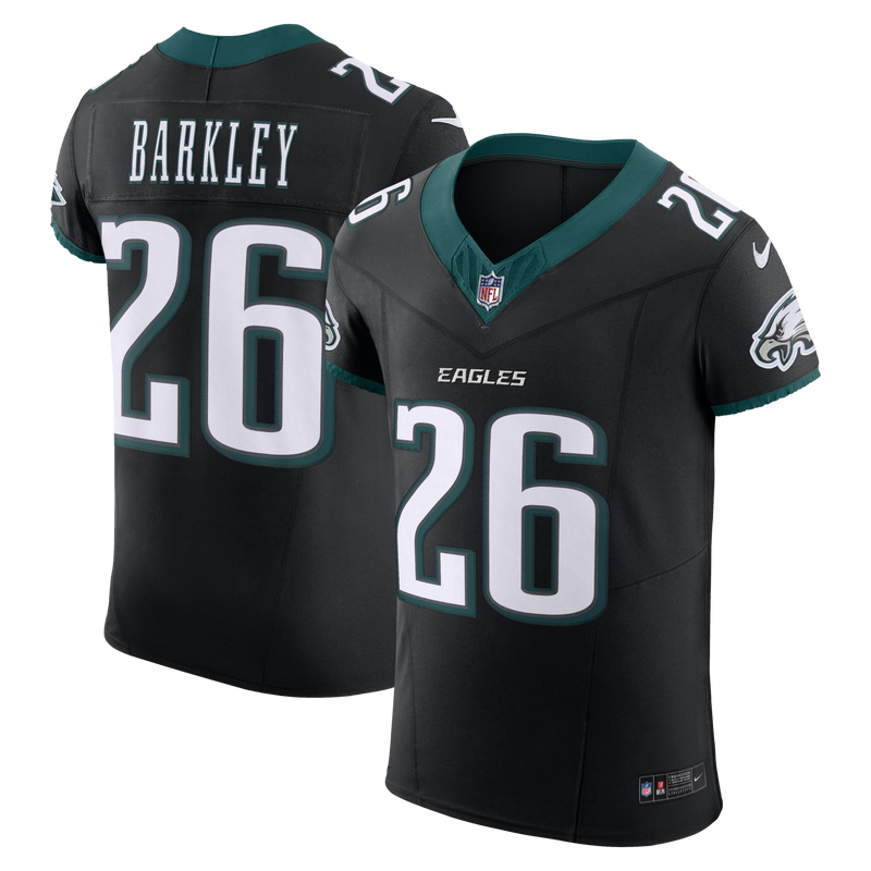 Philadelphia Eagles Saquon Barkley Black jersey – view 1