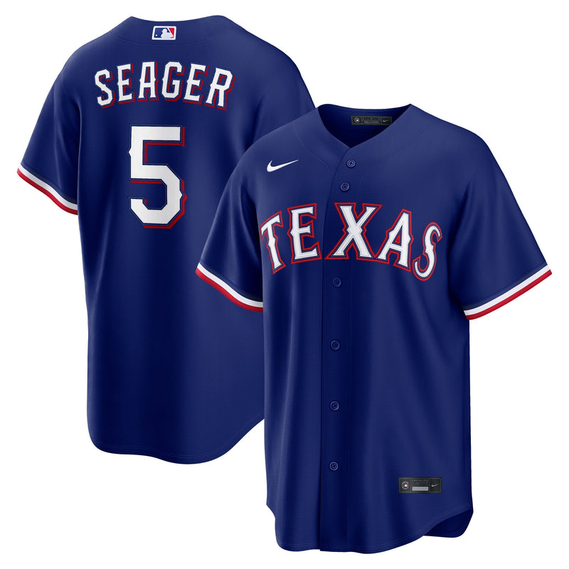 Texas Rangers Corey Seager Royal jersey – view 1