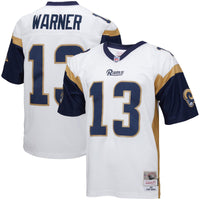 Los Angeles Rams Kurt Warner White jersey – view 1