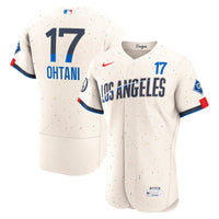 Los Angeles Dodgers Shohei Ohtani Cream jersey – view 1