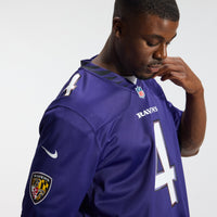 Baltimore Ravens Zay Flowers Purple jersey – view 11