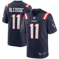 New England Patriots Drew Bledsoe Navy jersey – view 1