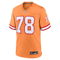 Tampa Bay Buccaneers Tristan Wirfs Orange jersey – view 3
