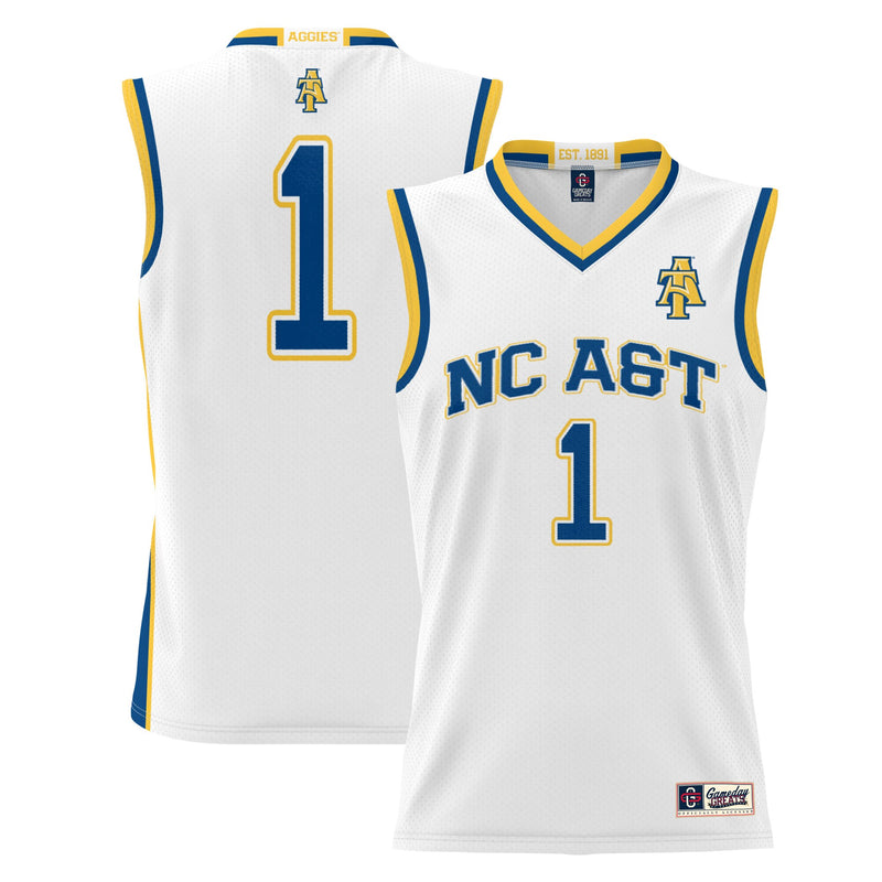 North Carolina A&T Aggies White jersey – view 1