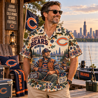 Chicago For Life Hawaiian Shirt - Detail