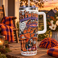 Clemson Girl 40oz Tumbler – view 1