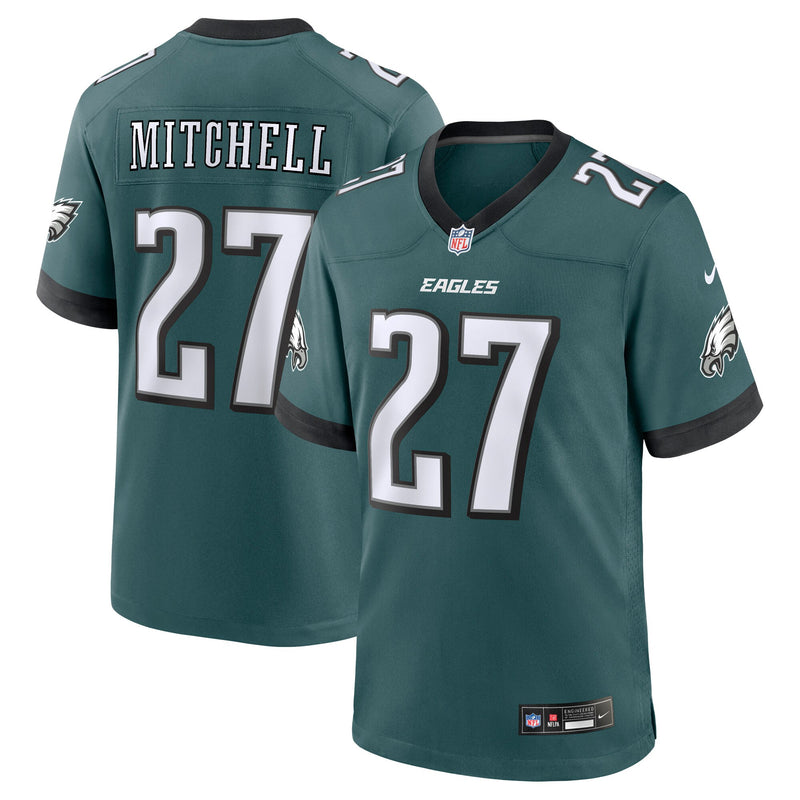 Philadelphia Eagles Quinyon Mitchell Green jersey – view 1