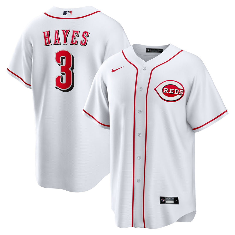 Cincinnati Reds Ke'Bryan Hayes White jersey – view 1