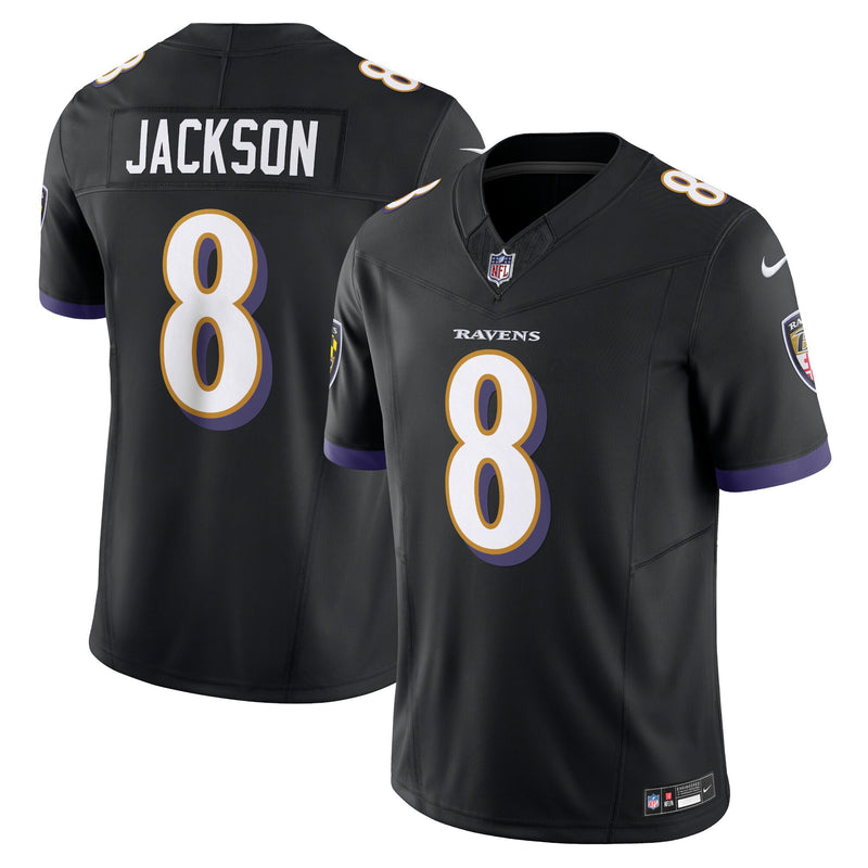 Baltimore Ravens Lamar Jackson Black jersey – view 1