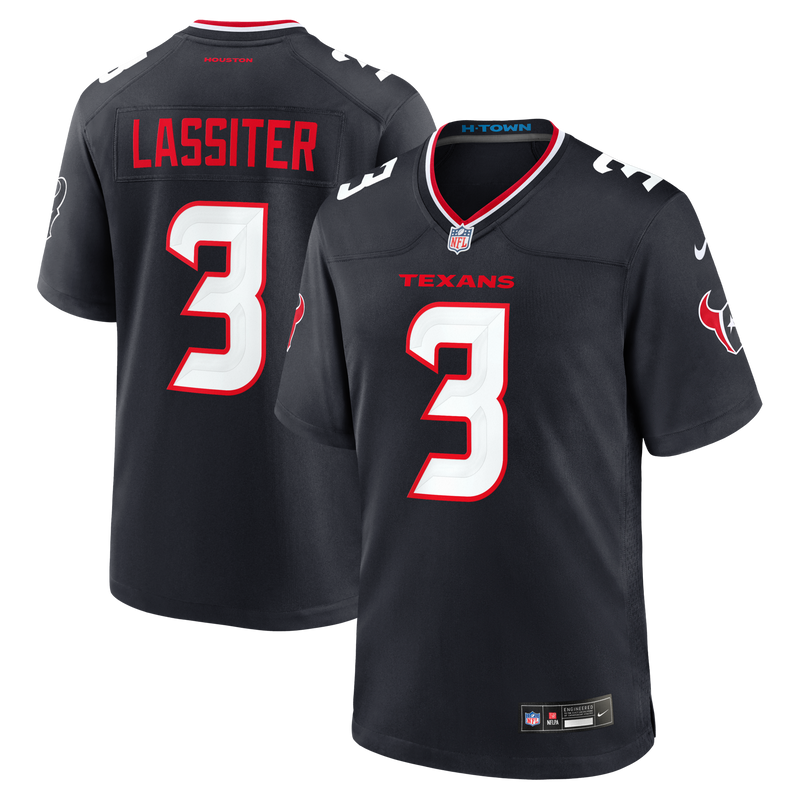 Houston Texans Kamari Lassiter Navy jersey – view 1