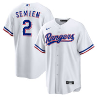 Texas Rangers Marcus Semien White jersey – view 1