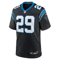 Carolina Panthers Akayleb Evans Black jersey – view 3