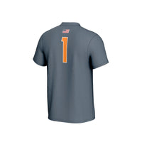 Tennessee Volunteers Lightweight Baseball Gray jersey – view 4