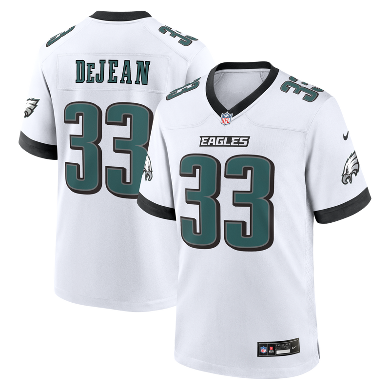 Philadelphia Eagles Cooper DeJean White jersey – view 1