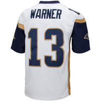 Los Angeles Rams Kurt Warner White jersey – view 4