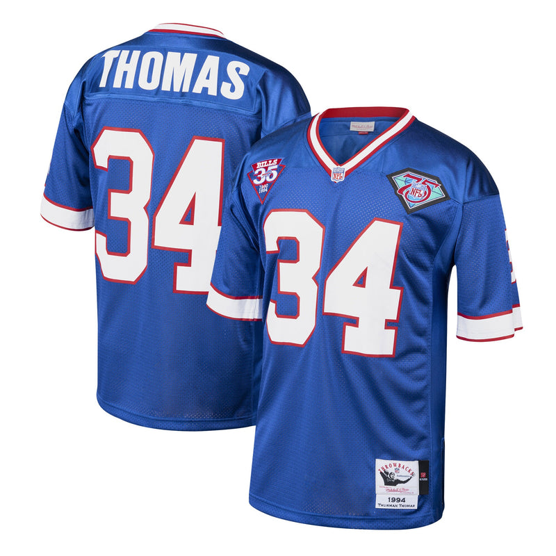 Buffalo Bills Thurman Thomas Royal jersey – view 1