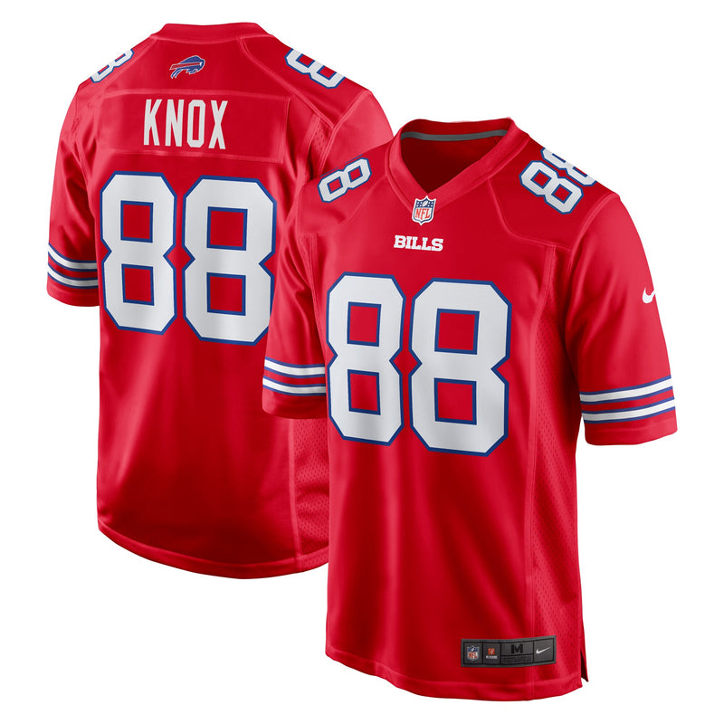 Buffalo Bills Dawson Knox Red jersey – view 1