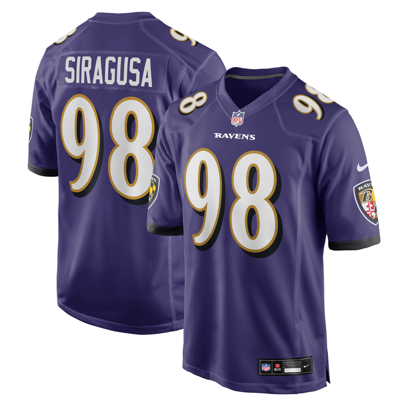 Baltimore Ravens Tony Siragusa Purple jersey – view 1