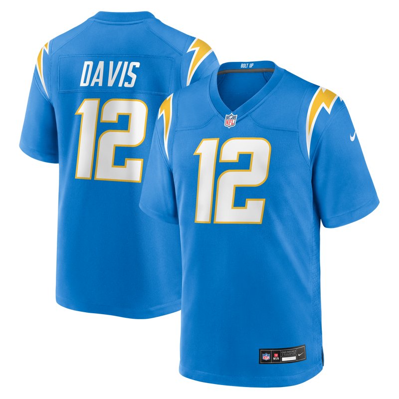 Los Angeles Chargers Derius Davis jersey – view 1