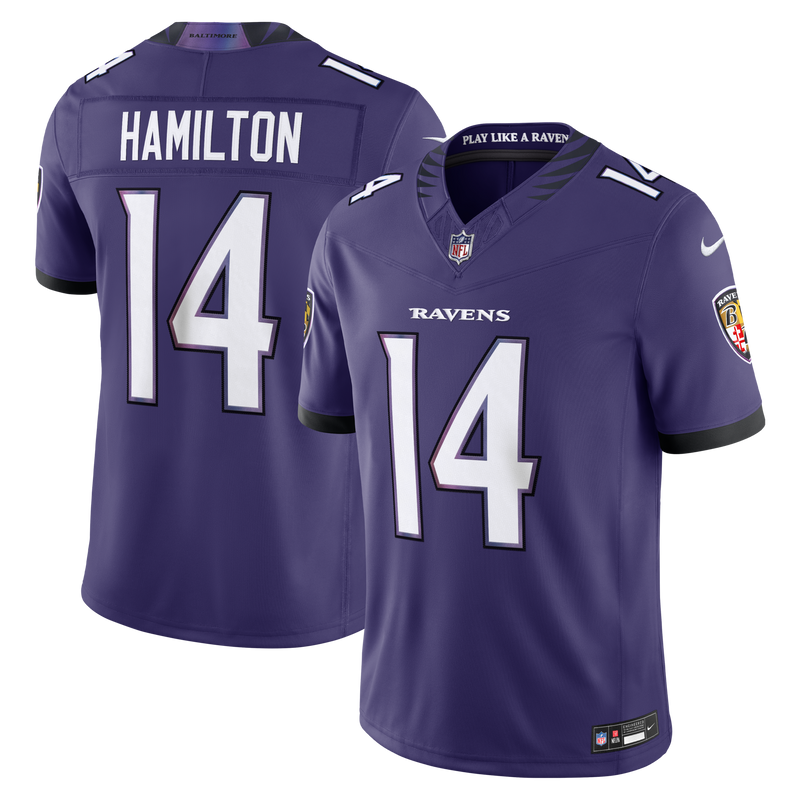 Baltimore Ravens Kyle Hamilton Purple jersey – view 1