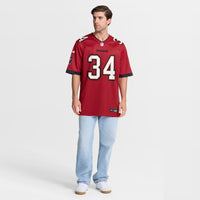 Tampa Bay Buccaneers Alex Anzalone Red jersey – view 3