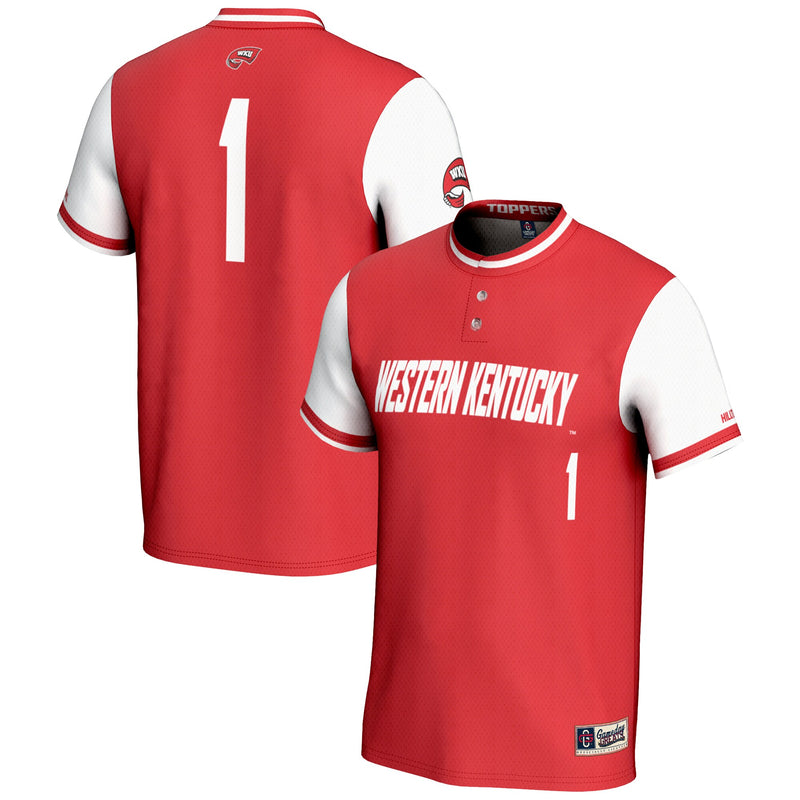 Western Kentucky Hilltoppers Red jersey – view 1